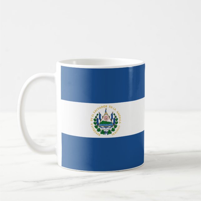 Bandera de El Salvador Kaffeetasse (Links)