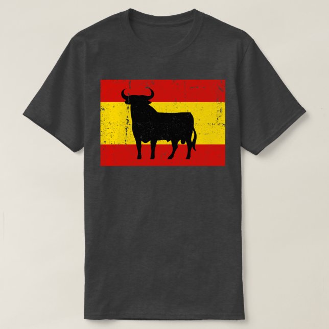 Bandera de Espaa Toro de Osborne T-Shirt (Design vorne)