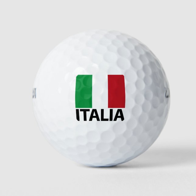 Bandera de Italia-Souvenir Golfball (Vorderseite)