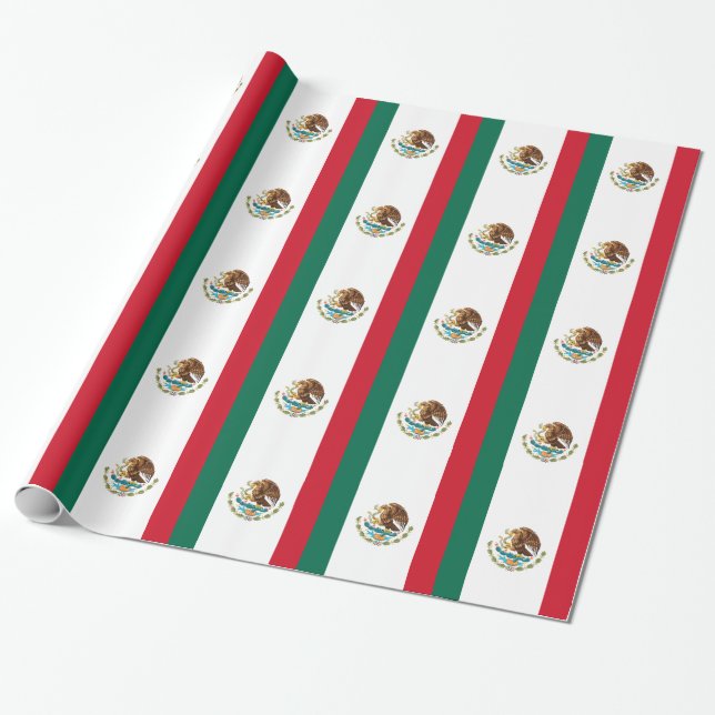 Bandera de México - Flagge Mexikos - Mexikanische  Geschenkpapier (Ungerollt)