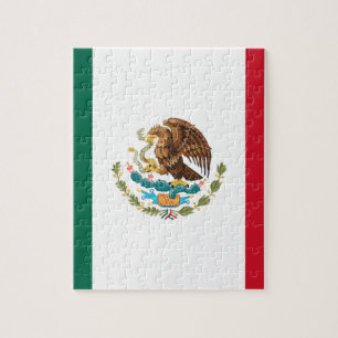 Bandera de México - Flagge von Mexiko - Puzzle