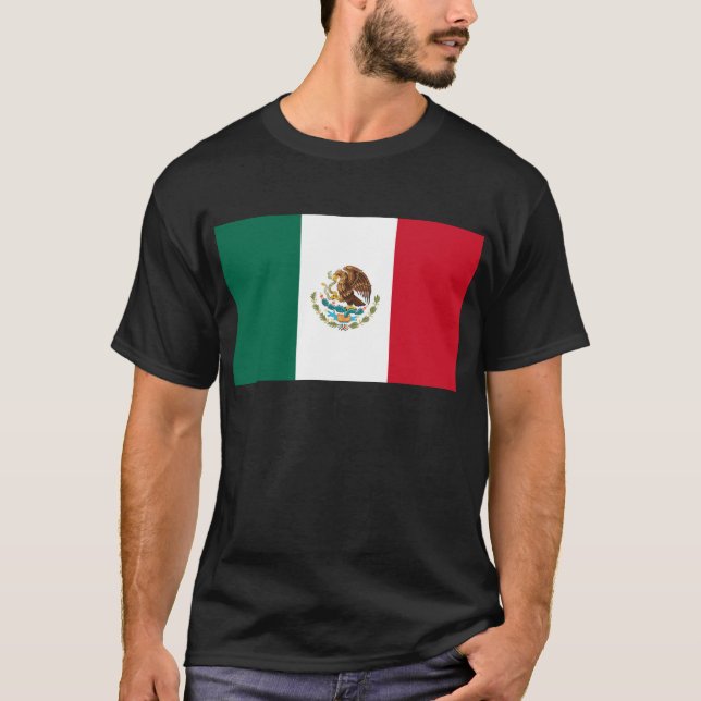 Bandera de México - Flagge von Mexiko - T-Shirt (Vorderseite)