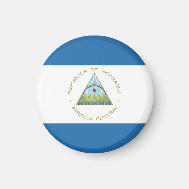 Bandera de Nicaragua Magnet (Vorne)