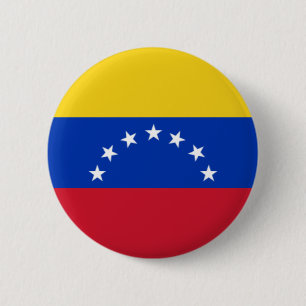 Bandera De Venezuela, 7 Estrellas Button