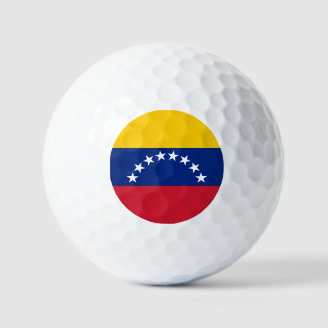 Bandera de Venezuela Golfball (Vorderseite)
