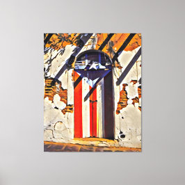 Bandera del orgullo de Puerto Rico Leinwanddruck