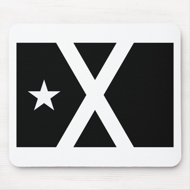 Bandera Negra - Estelada Catalunya Flagge Mousepad (Vorne)