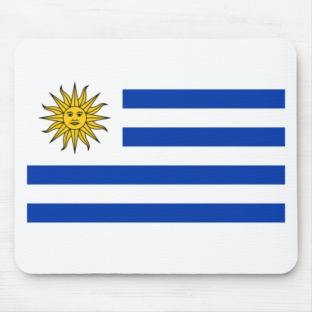 Bandera Uruguay Mousepad (Vorne)