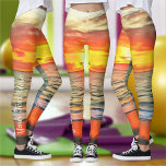 Banderas Bay Sunset 1738 Leggings<br><div class="desc">Malerei "Banderas Bay Sunset 1738" Collection Personalize auf der Produktseite oder klicken Sie auf den "Anpassen" Button für weitere Designoptionen. Das Design entstand aus meinem Bild "Banderas Bay Sunset 1738", das einen schönen Sonnenuntergang in Puerto Vallarta auf der Bucht von Banderas in Mexiko einfängt. Entsprechende Produkte sind in dieser Sammlung...</div>