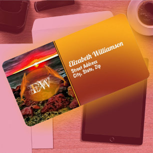 Banderas Rocky Sunset 914 Adresse Adressaufkleber