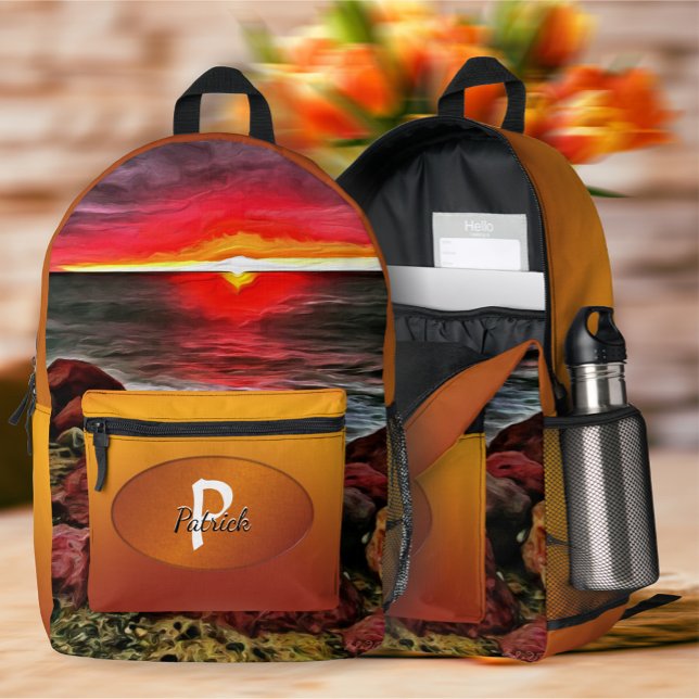 Banderas Rocky Sunset 914 Bedruckter Rucksack (Von Creator hochgeladen)