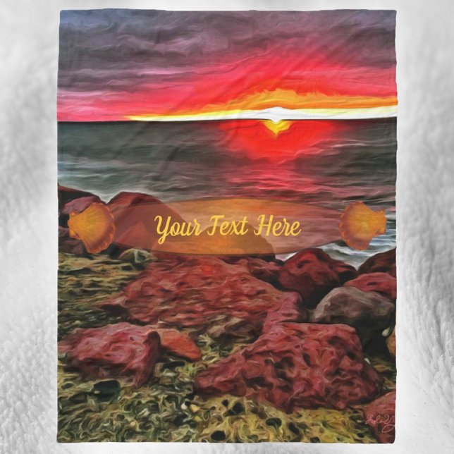 Banderas Rocky Sunset 914 Fleecedecke (Von Creator hochgeladen)