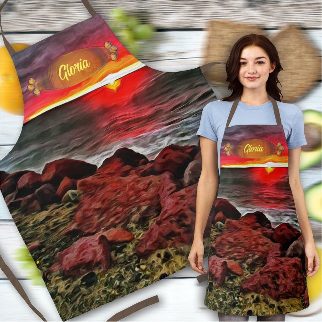 Banderas Rocky Sunset 914 Schürze (Von Creator hochgeladen)