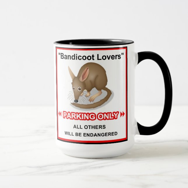 Bandicoot-Liebhaber-Tasse Tasse (Rechts)