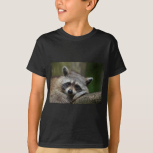 Bandit in der Erholung Niedlich Raccoon T-Shirt