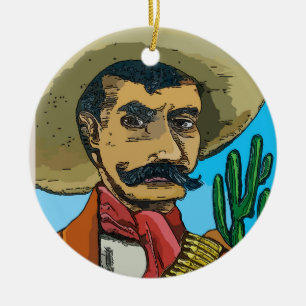 Bandit, Mexiko, fügen, bearbeiten Keramik Ornament