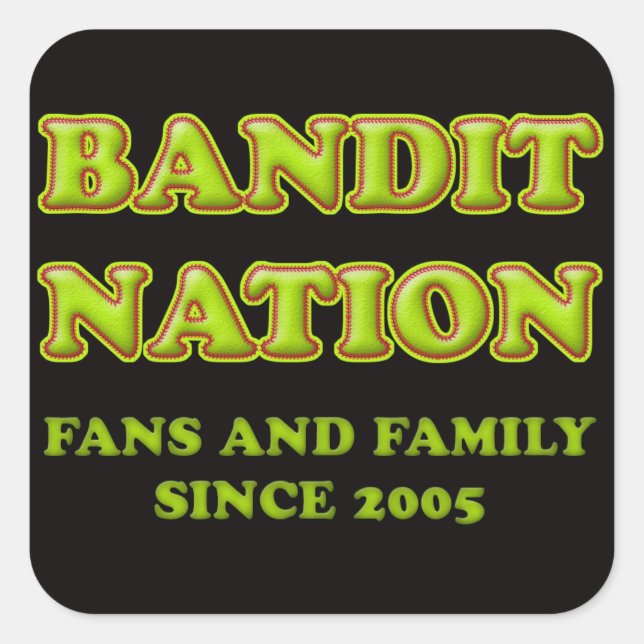 Bandit Nation Stickers (Vorderseite)