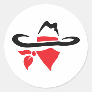 BANDIT OUTLAW RUNDER AUFKLEBER