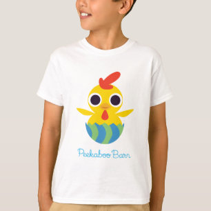 Bandit Peekaboo-Scheunen-Ostern das Küken 2 T-Shirt
