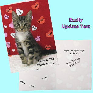 Bandit the Cat's Happy Birthday Card Karte