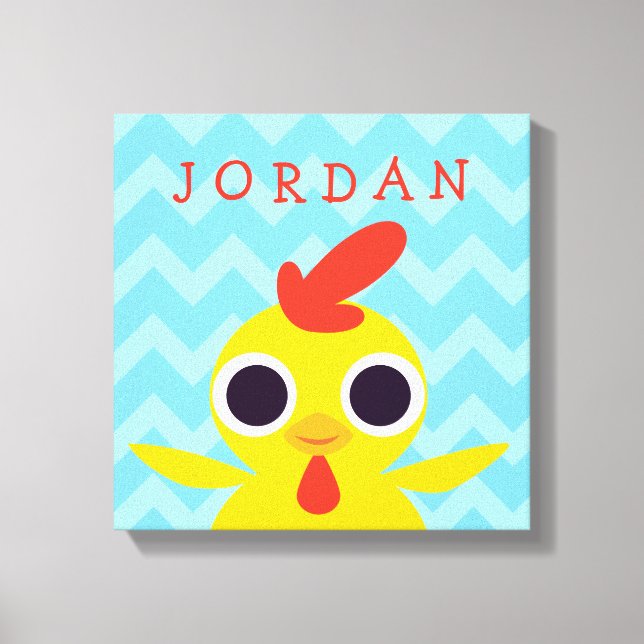 Bandit the Chick Leinwanddruck (Vorderseite)