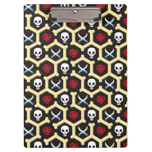 Bandit-Thema-Muster Klemmbrett