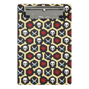 Bandit-Thema-Muster Mini Klemmbrett