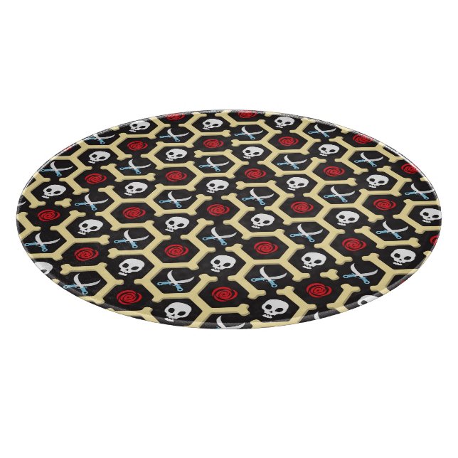 Bandit-Thema-Muster Schneidebrett (Ecke)