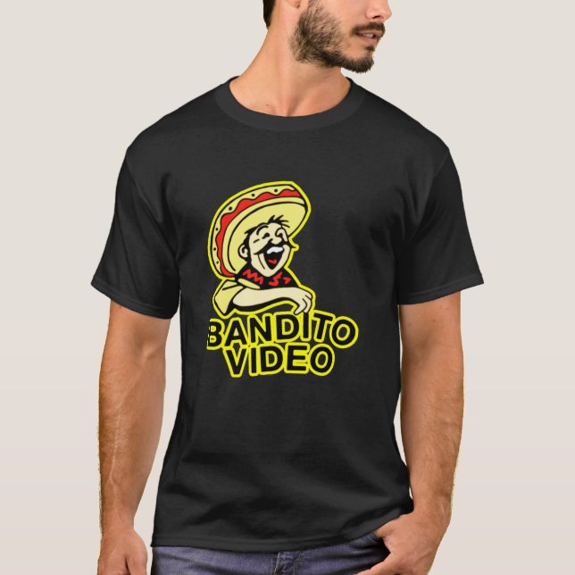 BANDITO VIDEO UND STICKER T-Shirt (Vorderseite)