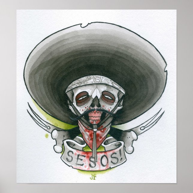 Bandito Zombie Poster (Vorne)