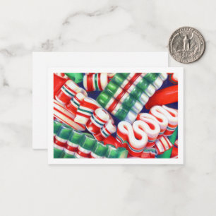 BANDKARAMELL 3,5x2,5 Flachkarte Mitteilungskarte