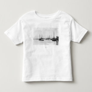 Bandon, Oregon-Ansicht von Hafen-Ufergegend Kleinkind T-shirt
