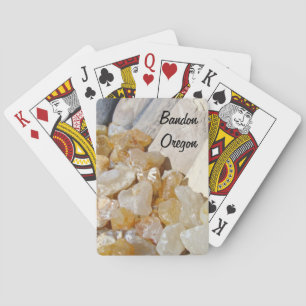 Bandon Oregon Beach Agates Playing Cards benutzerd Spielkarten