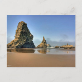 Bandon Oregon Beach Ocean Szene Postkarte