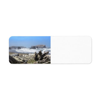 Bandon Oregon Coast Rücksendeadressen-Aufklebers