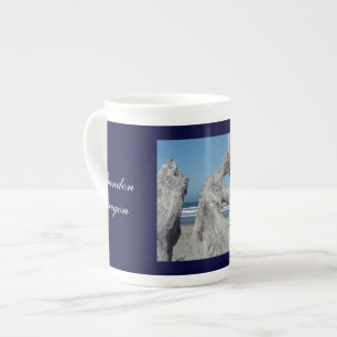 Bandon Oregon Geschenktassen Blue Sky Blue Waves S Prozellantasse