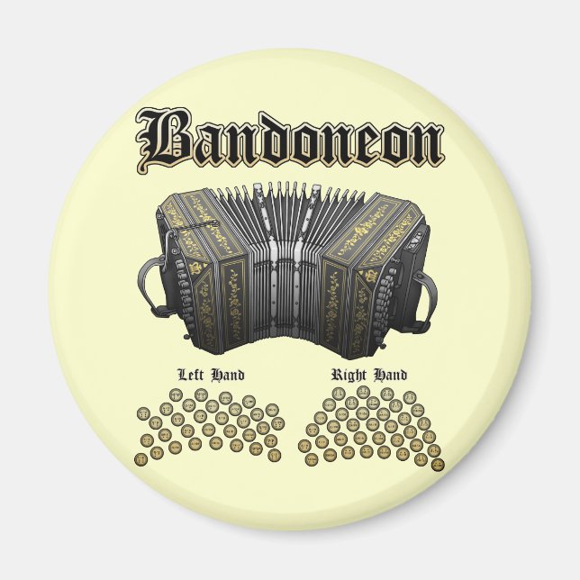 Bandoneon 2 magnet (Vorne)