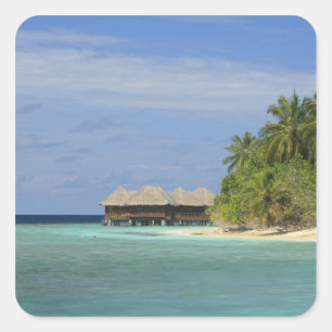 Bandos Island Resort, Nord-Male-Atoll, The Quadratischer Aufkleber