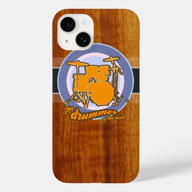 Bandtrommler Case-Mate iPhone Hülle (Rückseite)