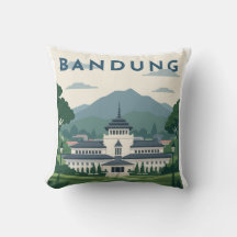 Bandung Indonesia Reiseplakat