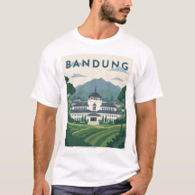 Bandung Indonesia Reiseplakat