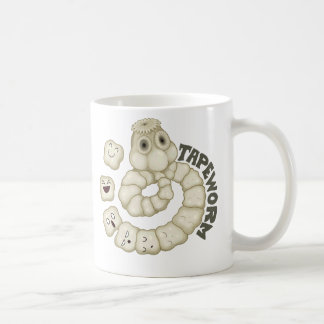 Bandwurm Kaffeetasse