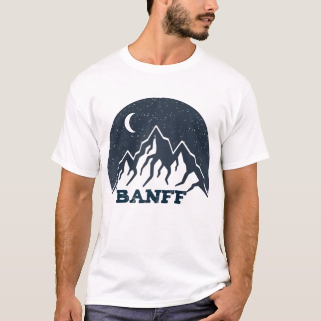 Banff Alberta Canada Day Wandern Camping T-Shirt (Vorderseite)