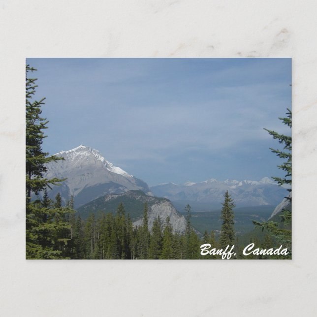 Banff Alberta Canada, Kanadischer Nationalpark Postkarte (Vorderseite)