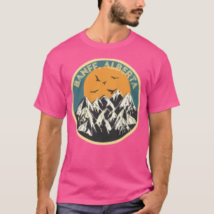 Banff Alberta Kanada Natur Retro Vintage T-Shirt