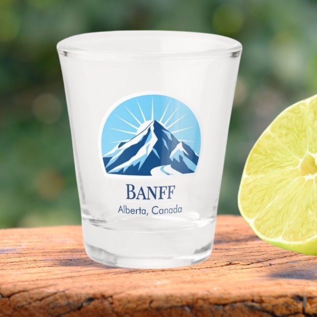 Banff Alberta Kanada Schnapsglas (Von Creator hochgeladen)