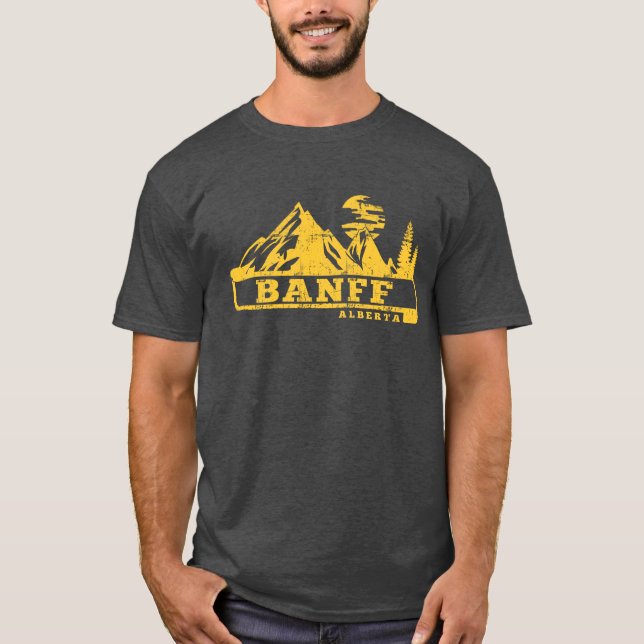 Banff Alberta Kanada T-Shirt (Vorderseite)