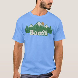 Banff Alberta Kanada Vintage Wandern Berge T-Shirt