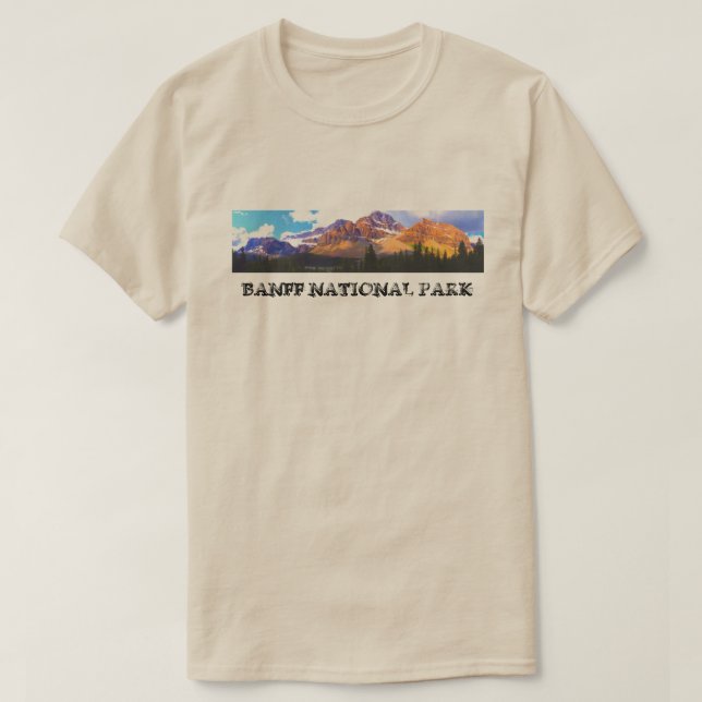 Banff and Jasper Nationalpark T - Shirt (Design vorne)