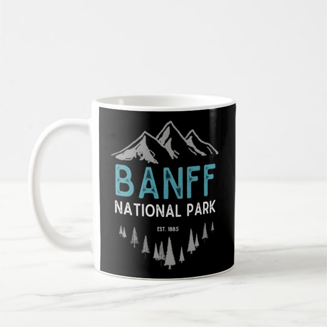 Banff Banff Nationalpark Est 1885 Kanada Kaffeetasse (Links)